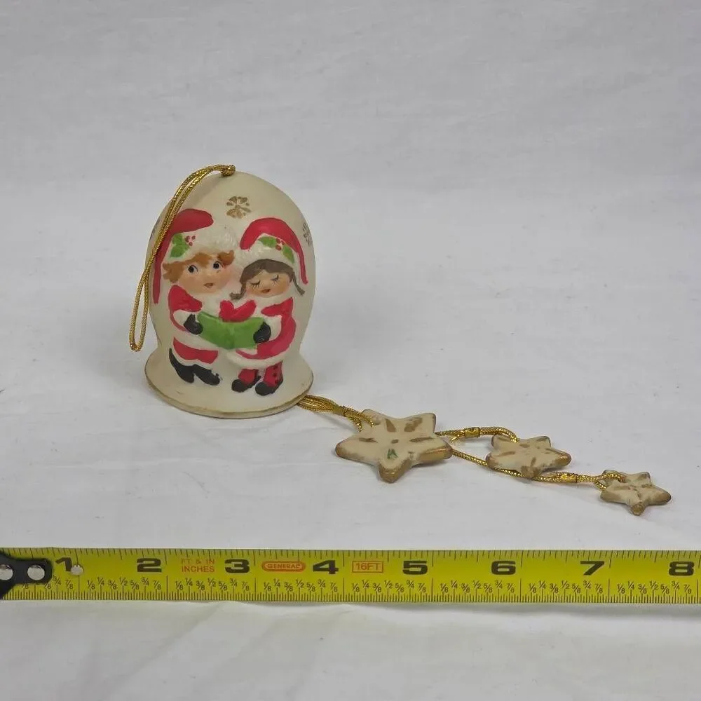 Jasco 1980 Christmas Chimes Caroler Bell Ornament